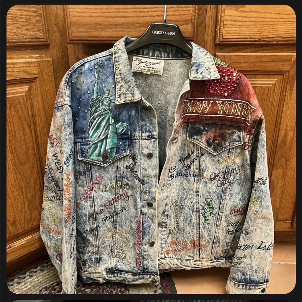 Vintage Tony Alamo New York Denim Jean Jacket - MINT!!!! Medium
